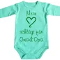 Preview: Baby-Body mit Herz Tante Onkel