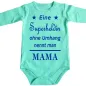 Preview: Baby-Body mit Druck Superheldin