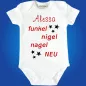 Preview: Babybody Personalisiert zur Geburt