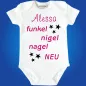 Preview: Baby Bodysuit with saying for birth