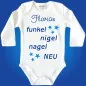 Preview: Babybody mit Spruch Nigelnagelneu
