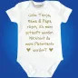 Preview: Baby‑Body mit niedlichem Motiv und Paten‑Spruch