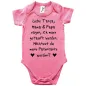 Preview: Baby‑Body als Geschenk zur Taufe mit Wunschname