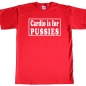 Preview: Fun Herren T-Shirt - Cardio is for Pussies