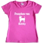 Preview: Fun Damen T-Shirt - Frauchen von (Hundename)