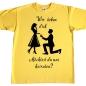 Preview: Kinder T-Shirt Vermählung