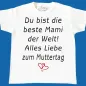 Preview: Kinder T-Shirt mit Aufdruck Muttertag