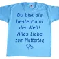 Preview: Kinder T-Shirt mit Druck Muttertag
