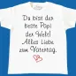 Preview: Kinder T-Shirt mit Aufdruck Vatertag