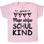 Preview: Kinder T-Shirt mit Druck Einschulung
