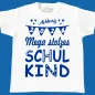 Preview: Kinder T-Shirt mit Druck Schule