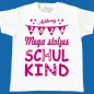 Preview: Kinder T-Shirt mit Aufdruck Schule