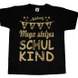 Preview: Kinder T-Shirt mit Druck Einschulung