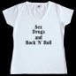 Preview: Damen T-Shirt - Sex Drugs and Rock 'n' Roll