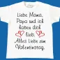 Preview: Kinder T-Shirt zum Valentinstag