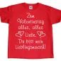Preview: Kinder T-Shirt zum Valentinstag
