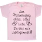 Preview: Kinder T-Shirt mit Druck Valentinstag