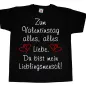 Preview: Kinder T-Shirt mit Aufdruck Valentinstag