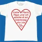 Preview: Kinder T-Shirt zum Valentinstag