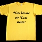 Preview: Herren T-Shirt mit Wunschtext
