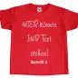 Preview: Kinder T-Shirt mit Wunschtext - individuelle Textwahl