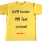 Preview: Personalisiertes Kinder T-Shirt mit freier Textwahl