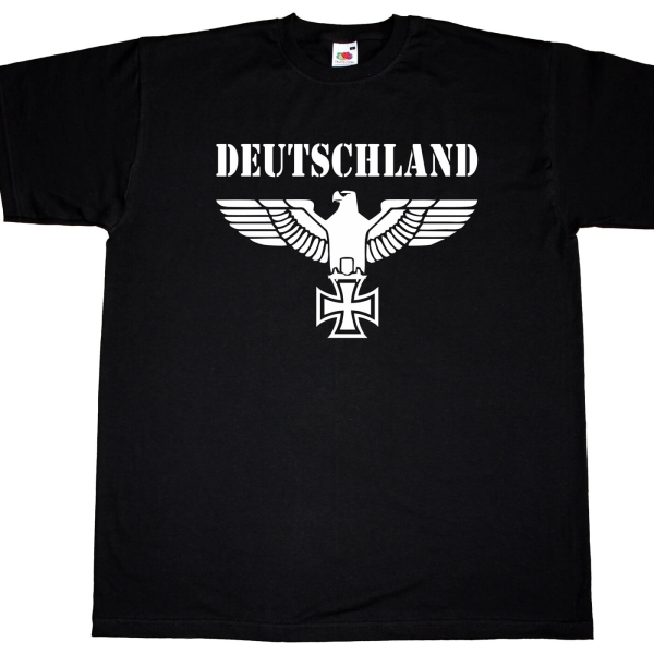 Fun Herren T-Shirt Deutschland Reichsadler Eisernes Kreuz