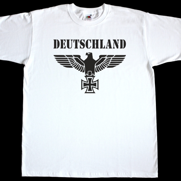 Fun Herren T-Shirt Deutschland Reichsadler Eisernes Kreuz