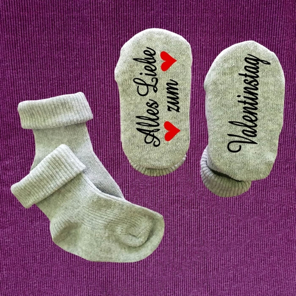 Baby-Socken Valentinstag