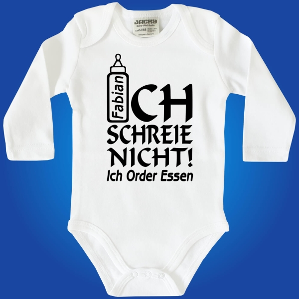 Baby-Body Mit Wunschname