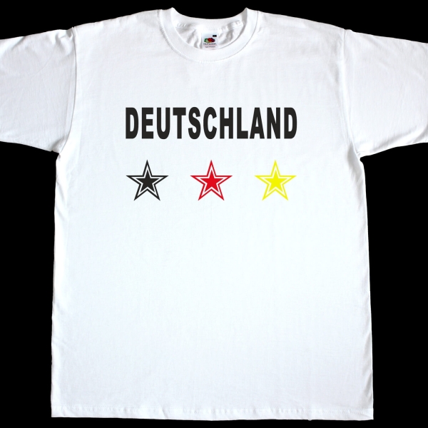 Herren T-Shirt - Deutschland - Germany Sterne