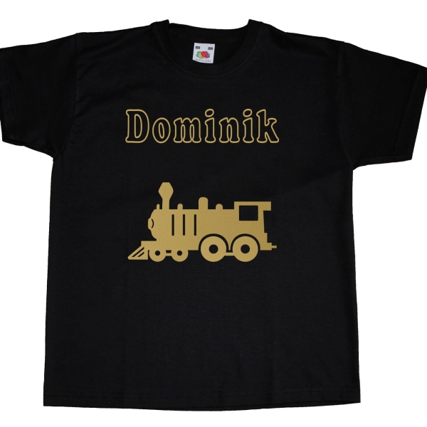 Kinder T-Shirt mit Lokomotive