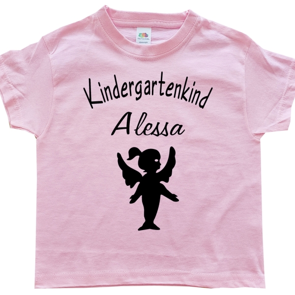 Kinder T-Shirt Kita mit Engel