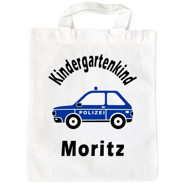 Kindergartentasche Polizeiauto