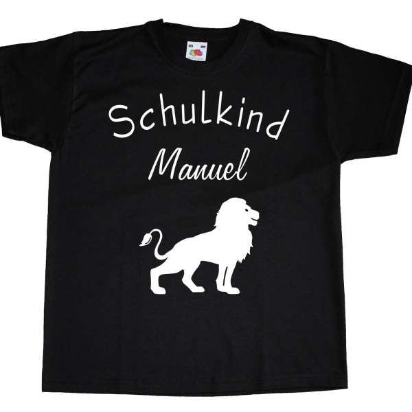 Kinder T-Shirt - Schulkind - Name frei