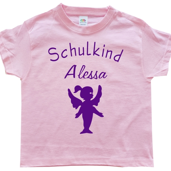 Kinder T-Shirt - Schulkind - Name frei