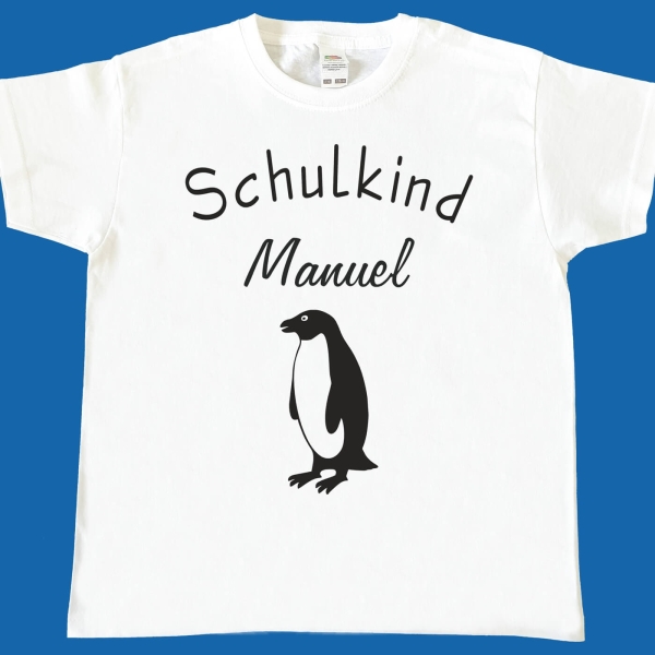 Kinder T-Shirt - Schulkind - Name frei