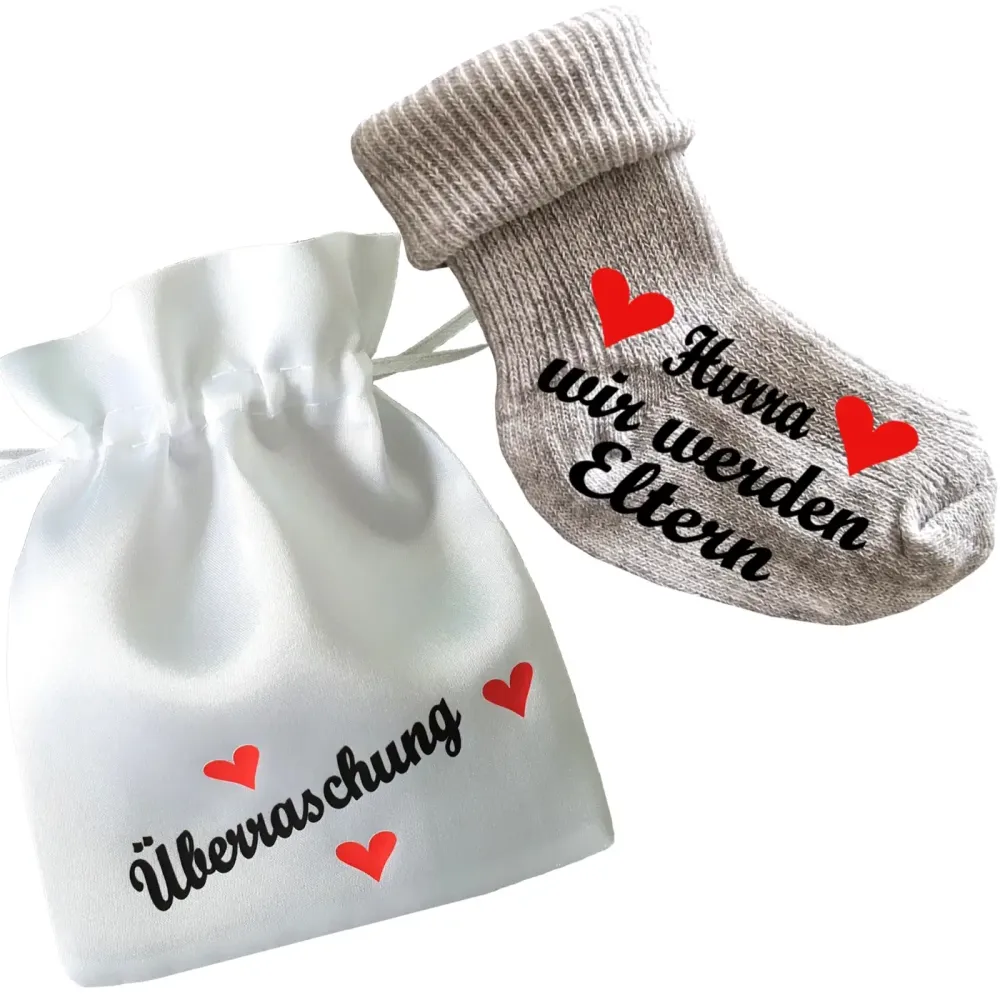 Babysocken Ich bin Schwanger