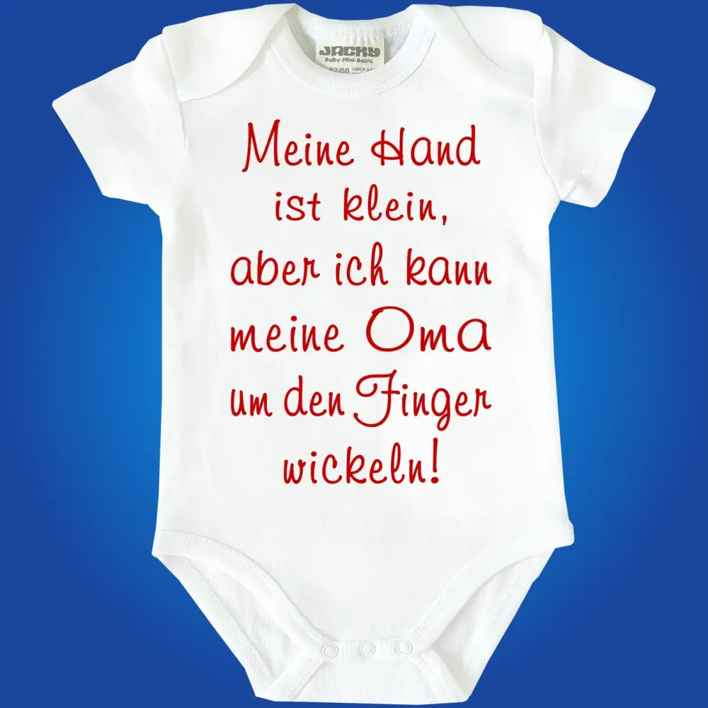 Witziger Baby Bodie mit Spruch zur Geburt