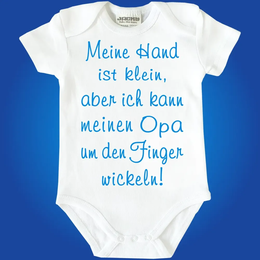 Lustiger Baby Bodie mit Spruch zur Geburt