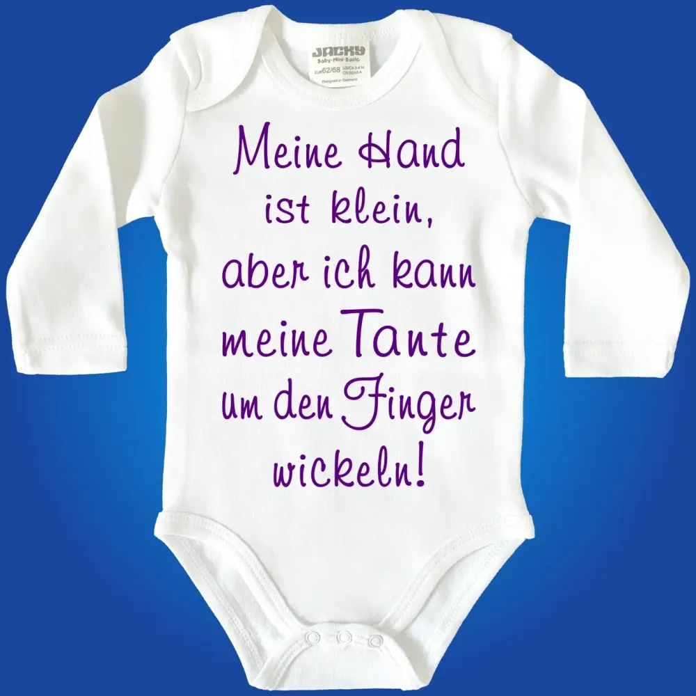 Preview: Babybody mit lustigem Spruch