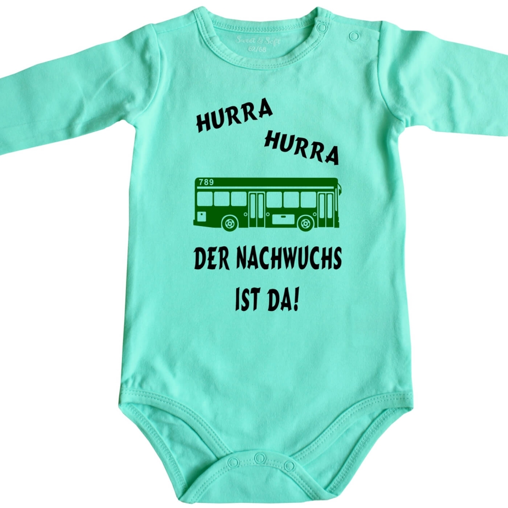 Strampler mit Bus
