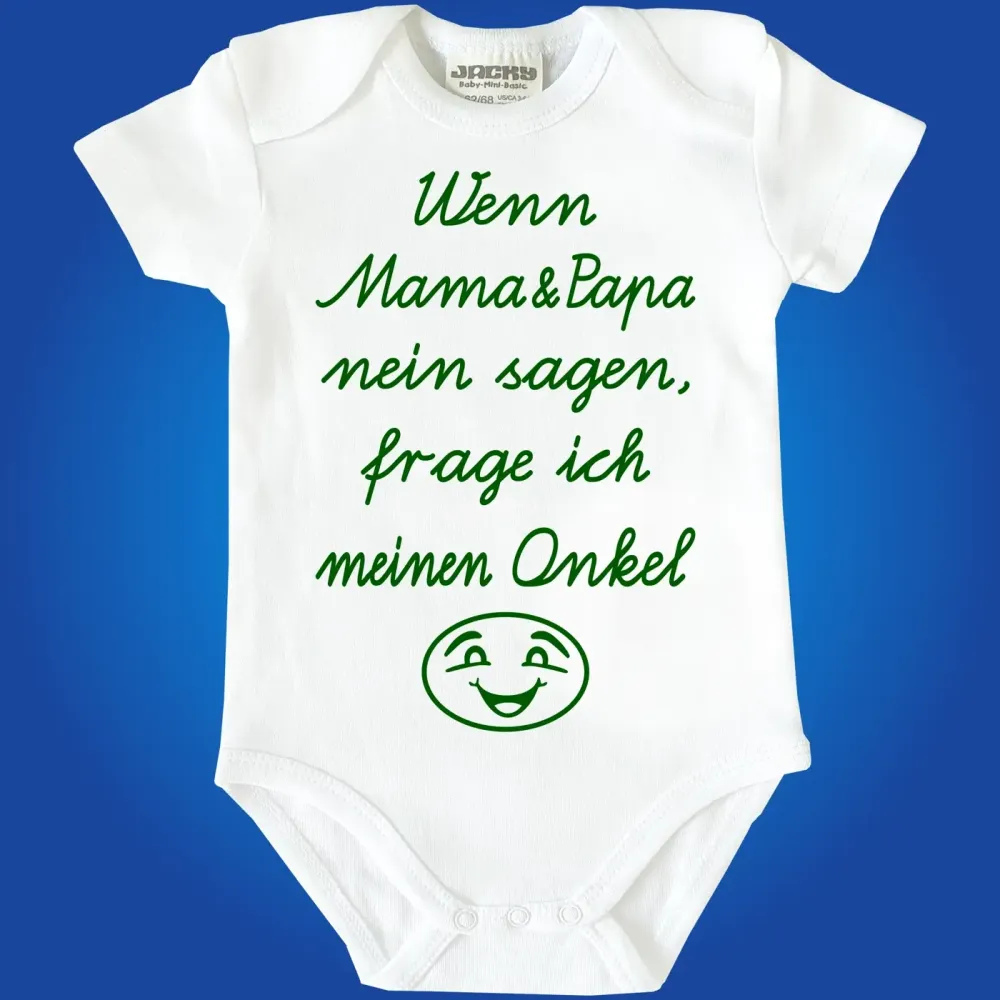 Lustiger Baby-Body mit Onkel