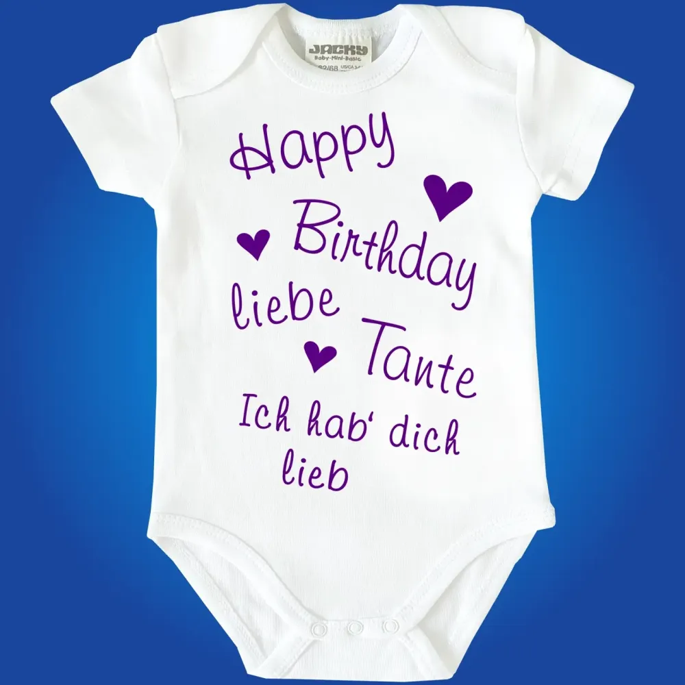 Strampler Happy Birthday
