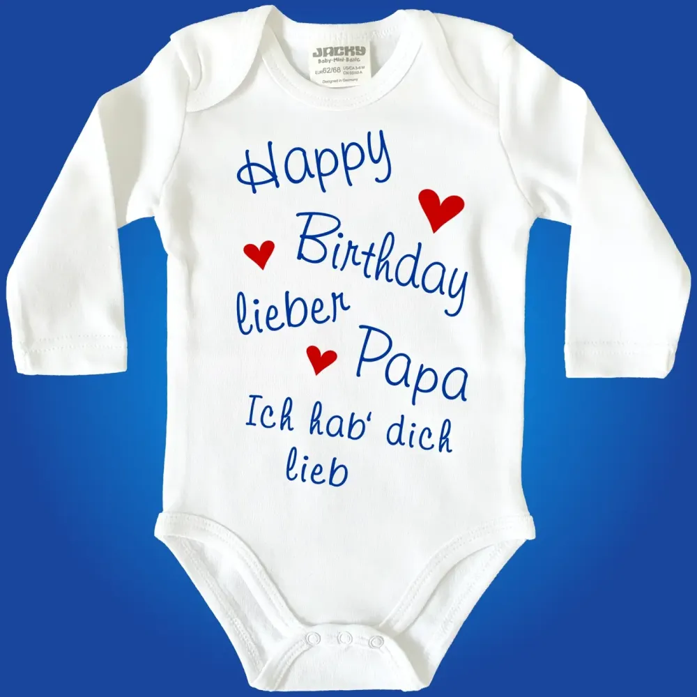 Babybody Geburtstag