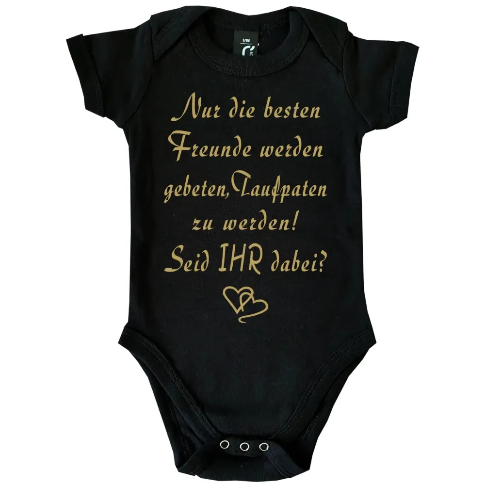 Preview: Baby-Body mit Druck Patentante