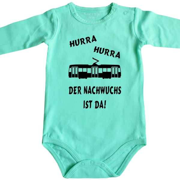 Babybody Straßenbahnfahrer