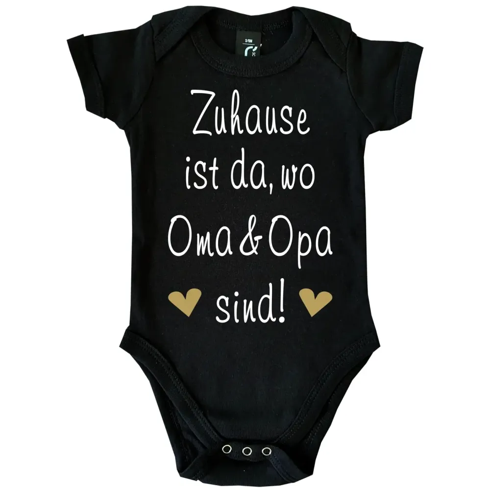 Preview: Babybody mit Spruch Zuhause