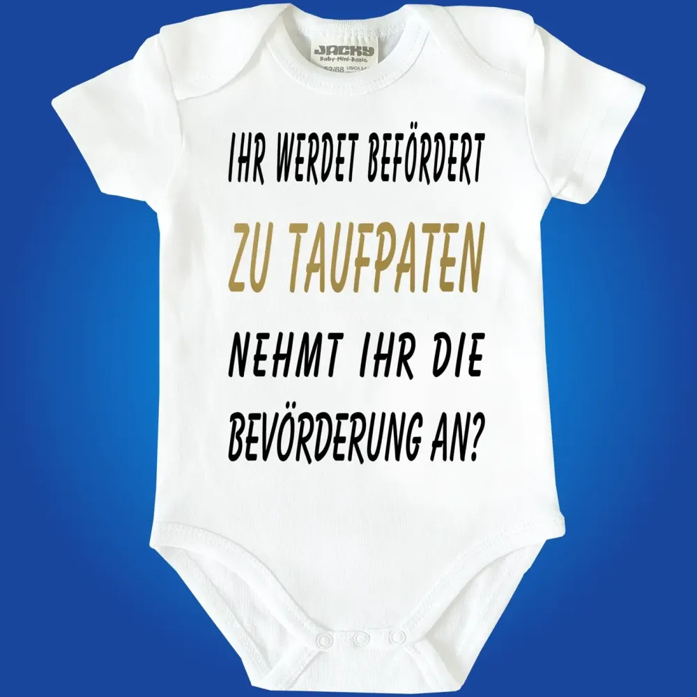 Preview: Baby-Body mit Druck Patenonkel