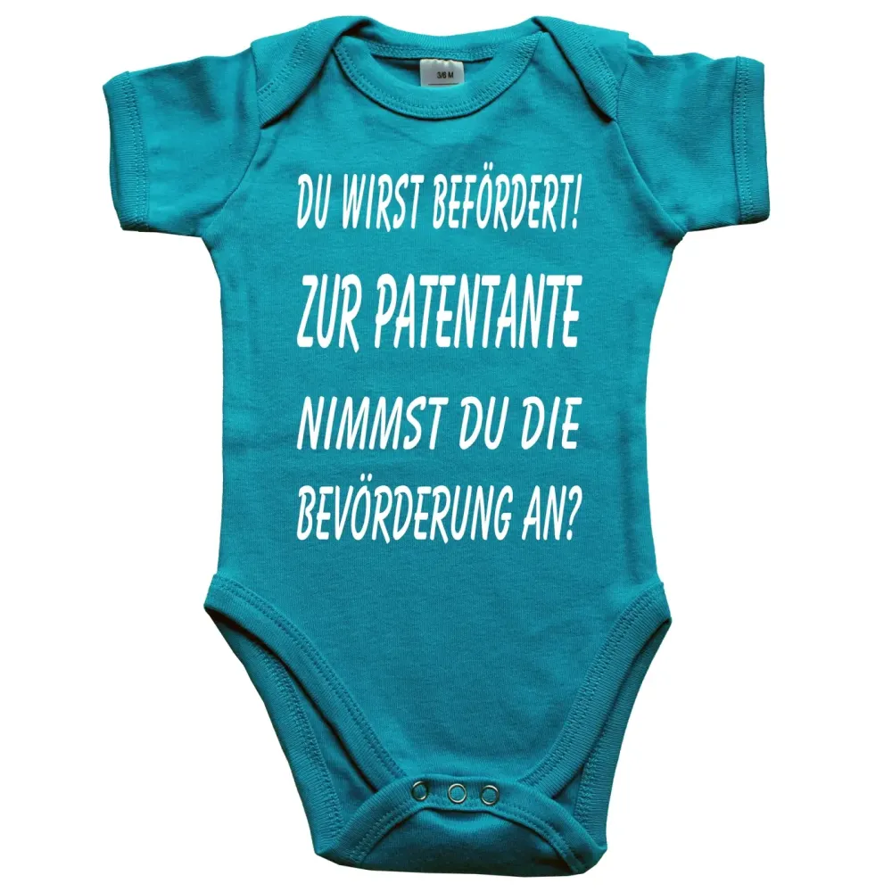 Preview: Baby-Body mit Druck Patentante